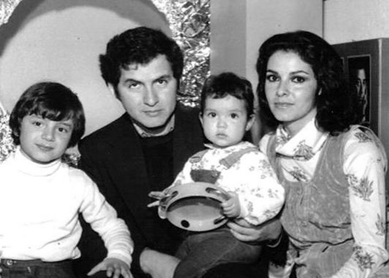 Familia Guerrero - Antequera: Manuel (padre), Verónica, Manuel (hijo) y América. Hungría. 