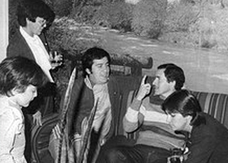 Manuel, Owana y amigxs, Santiago, años '80.